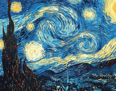 Starry Night painting by Vincent van Gogh